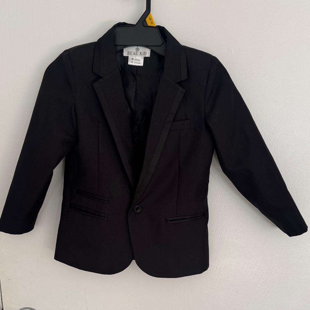 Beau Kid( Junior Couture) Black Blazer Luxury Couture